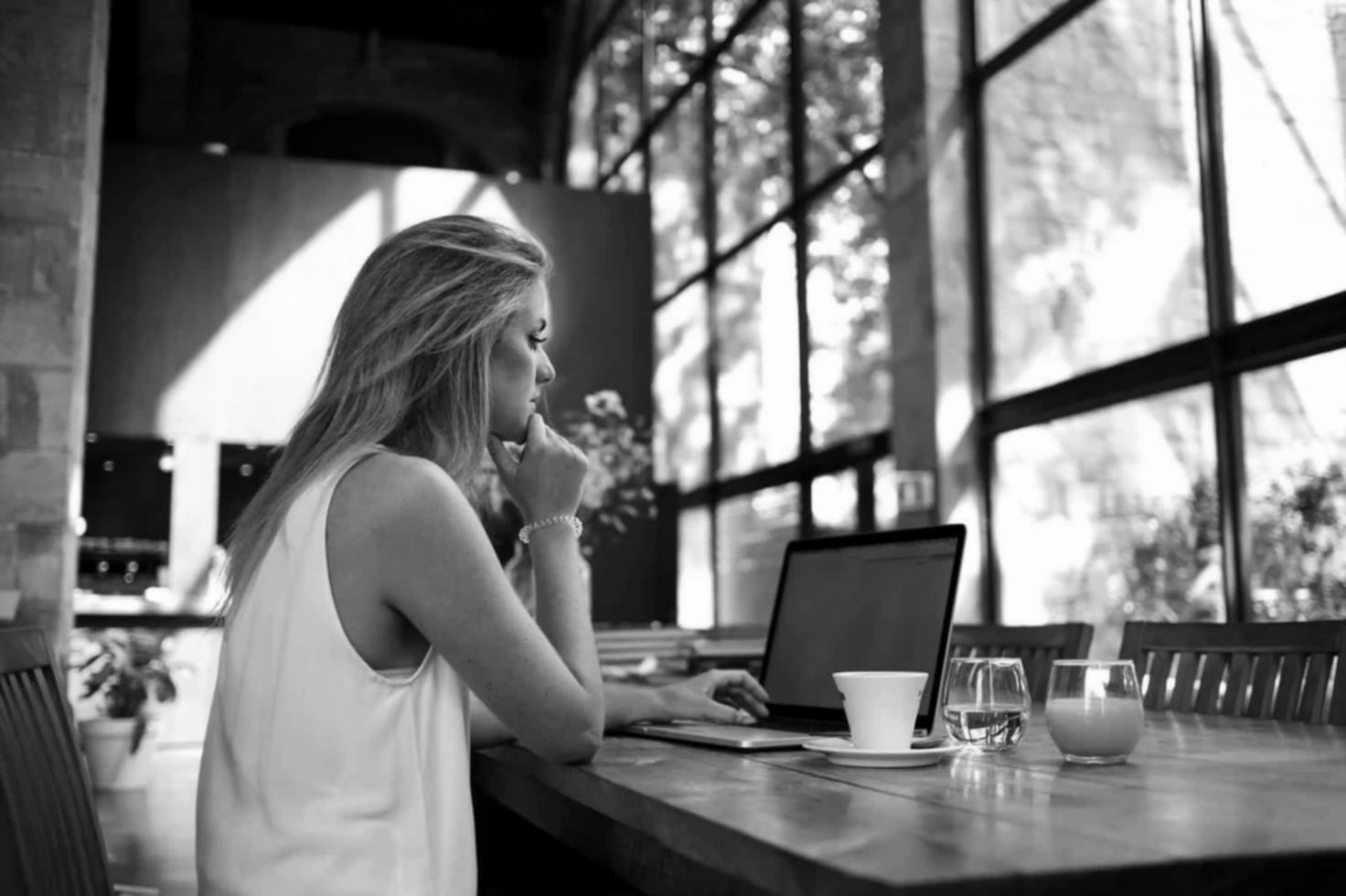 Student engaging with interactive learning content